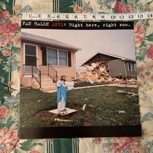 Van Halen "Right Here, Right Now" poster flat (1993)